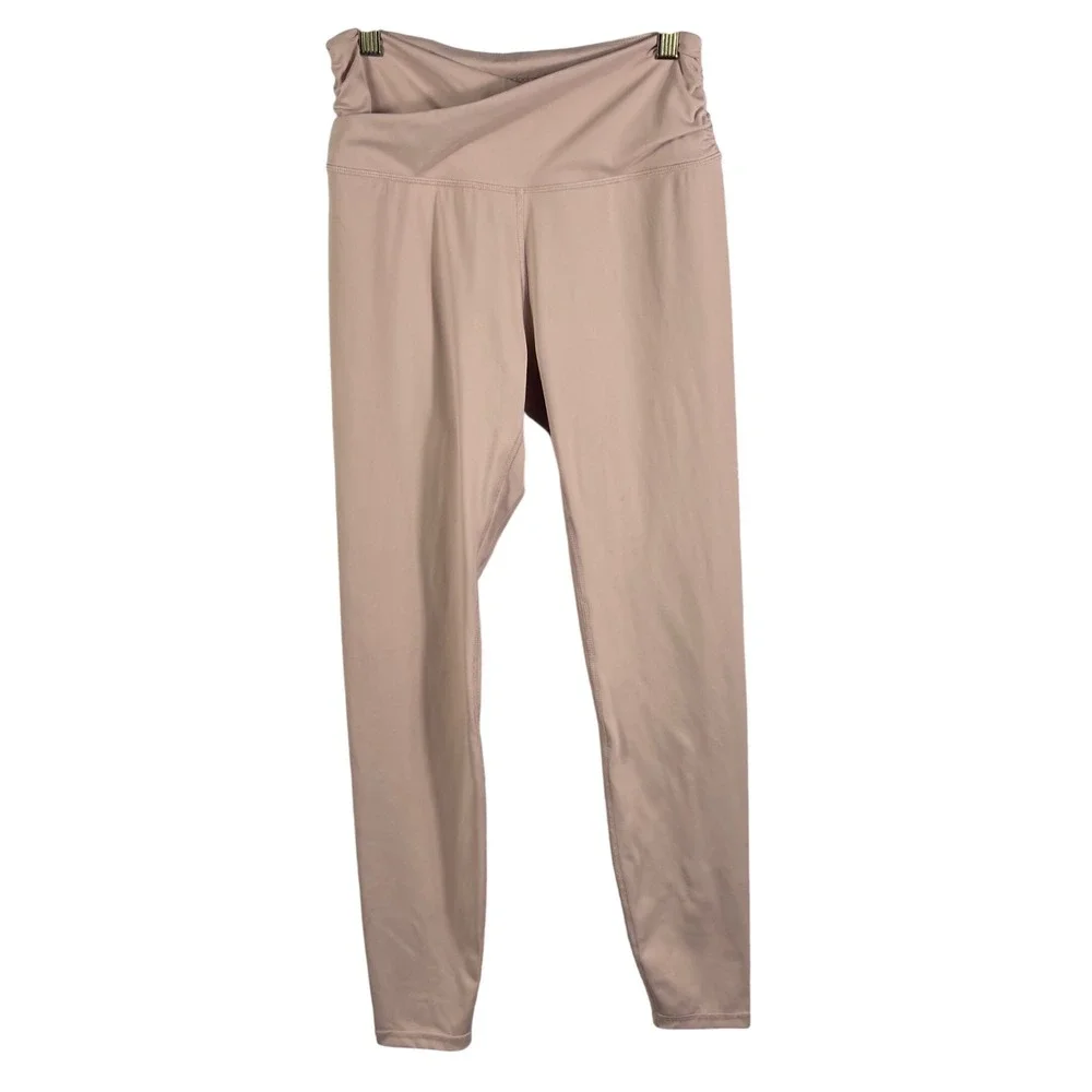 Ododos Crossover Waist Leggings – Size M‎ – Pink Nude – High Rise Yoga Pants